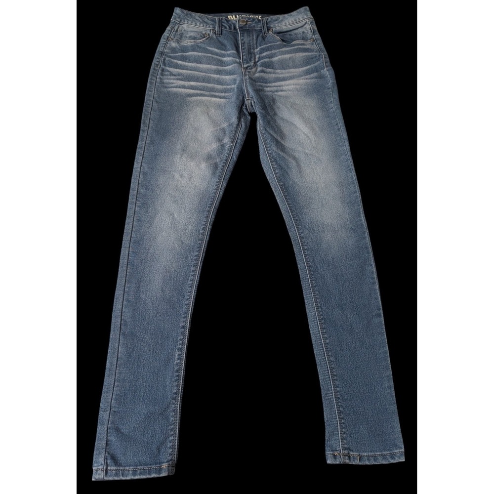 Blue Spice Size 7 High Rise Skinny Jeans Light Wash Stretch Denim